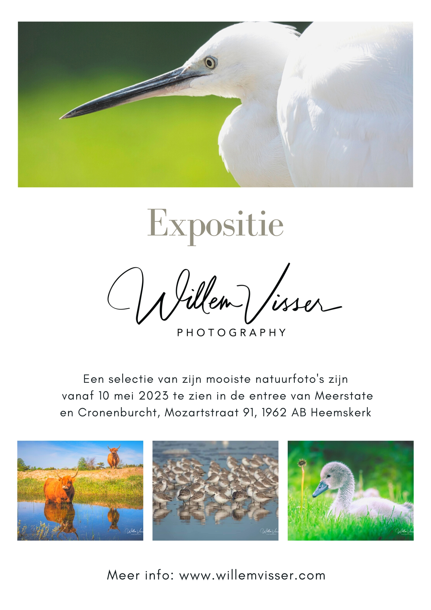 Flyer expositie meerstate